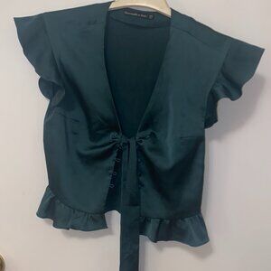 aberchrombie front tie top